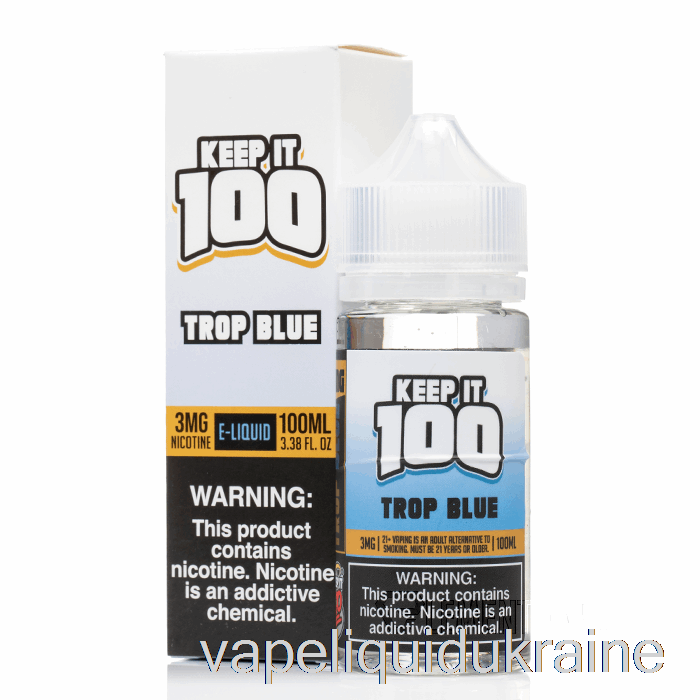 Vape Liquid Ukraine Trop Blue - Keep It 100 E-Liquid - 100mL 3mg